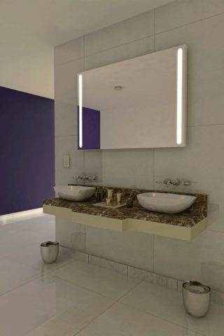 Repisa para Baño MOD 207 - GLDesign - Espejos con Luz